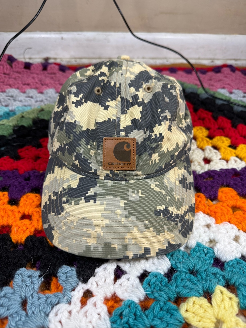 Carhartt Digital Camo Cap in Green and Tan
